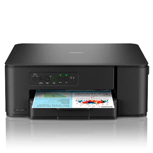 Brother 3-in-1 Compact Wireless Inkjet Printer DCP-J1260W, Inkjet, Colour printing, 1200 x 6000 DPI, Colour copying, A4, Black