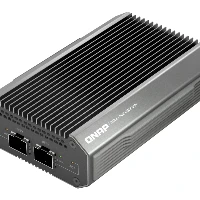 QNAP QNA-UC10G2SF, Wired, USB Type-C, Ethernet, 10000 Mbit/s, Black