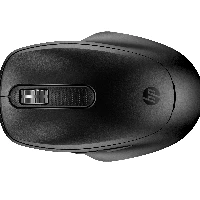 HP 725 Multi-Device Rechargeable Wireless Keyboard and Mouse Combo, Full-size (100%), Wireless, RF Wireless + Bluetooth, Scissor key switch, Black, Mouse included