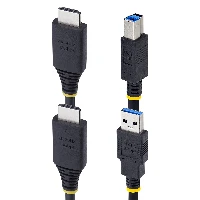 StarTech.com 6ft (1.8m) HDMI and USB 5Gbps KVM Cable, 4K 60Hz, HDMI 2.0 and USB Combo Cable for KVM Switches, 1.8 m, USB, USB, HDMI, Black, HDMI + USB 3.2 Gen 1 Type-A