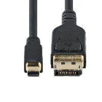 StarTech.com 10ft (3m) Mini DisplayPort to DisplayPort 1.4 Cable - 8K 60Hz/4K 120Hz HBR3 HDR, UHD mDP to DP 1.4 Cord, Ultra HD Monitor/Video Cable, 3 m, DisplayPort, Mini DisplayPort, Male, Male, 7680 x 4320 pixels