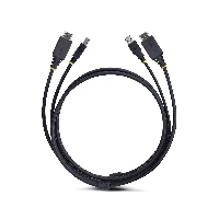 StarTech.com 10ft (3m) HDMI and USB 5Gbps KVM Cable, 4K 60Hz, HDMI 2.0 and USB Combo Cable for KVM Switches, 3.1 m, USB, USB, HDMI, Black, HDMI + USB 3.2 Gen 1 Type-A