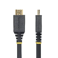 StarTech.com 20ft (6.1m) High Speed HDMI Cable with Gripping Connectors, 4K 60Hz/1440p 144Hz, HDR10/HDCP 2.2/ARC, 18Gbps, UHD HDMI 2.0 Cord for TV/Monitor/Display, TPE Jacket, 6.1 m, HDMI Type A (Standard), HDMI Type A (Standard), 18 Gbit/s, Audio Return Channel (ARC), Black