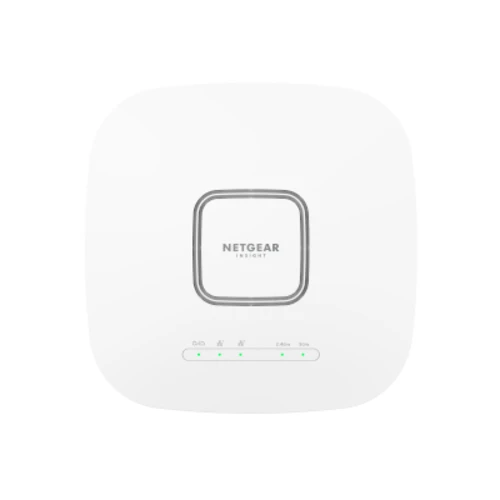NETGEAR WAX628  Insight Managed WiFi 6 AX5400 Dual-band Multi-Gig PoE Access Point, 2.4 GHz, 5 GHz, EAP-TLS, PEAP, SSL/TLS, TTLS, WPA, WPA2, WPA3, 10,100,1000,2500 Mbit/s