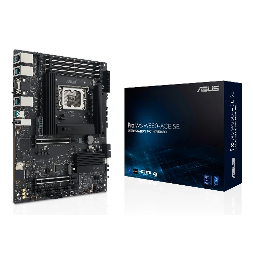 ASUS PRO WS W880-ACE SE, Intel, LGA 1851 (Socket V1), Intel Core Ultra (Series 2), Intel LGA1851, DDR5-SDRAM, 256 GB