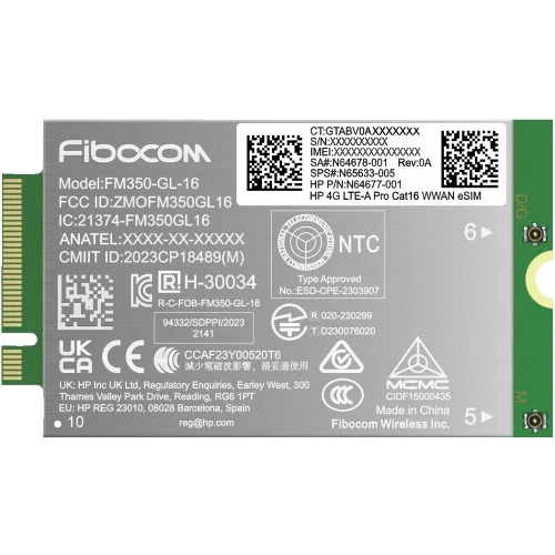 HP 4G LTE-A Pro Cat16 WWAN