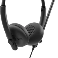 DELL WH125, Wired, Calls/Music, 20 - 20000 Hz, 125 g, Headset, Black