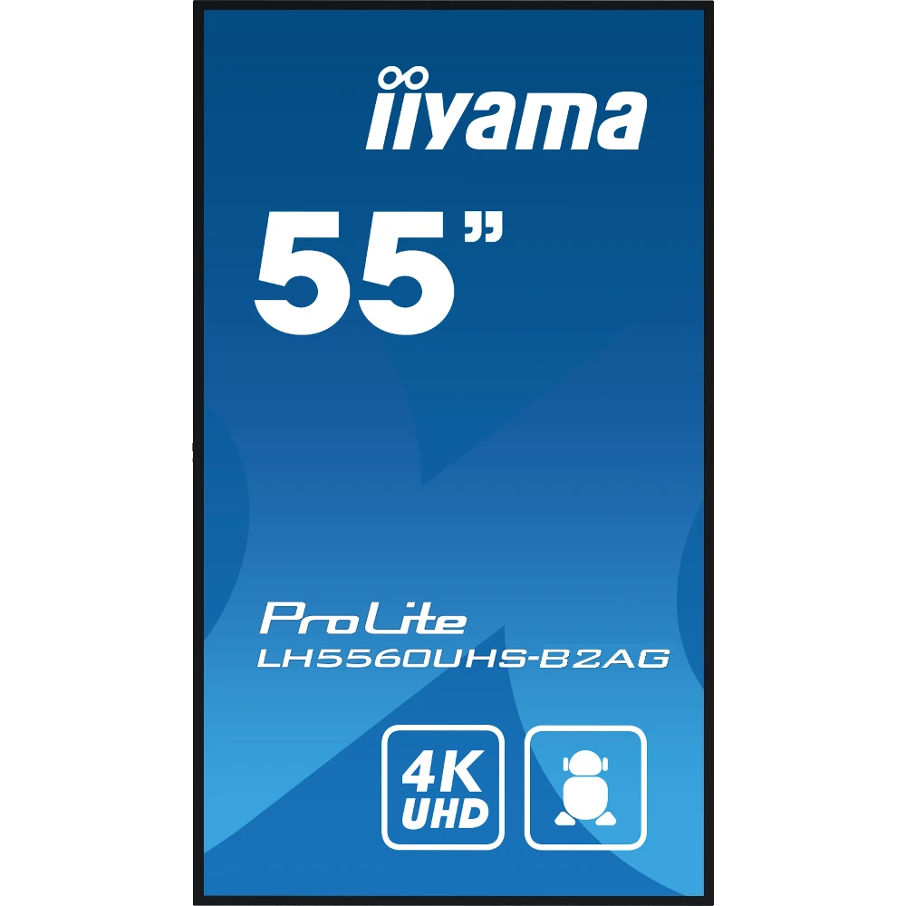 Écran LCD 55" - IIYAMA - ProLite LH5551UHSB-B1 - 4K - Rétro-éclairé LED
