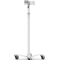 Compulocks iPad Mini 8.3 Space Enclosure Medical Rolling Cart Extended - Carrello - per tablet - bloccabile - medico - bianco - dimensione schermo 8.3 - interfaccia montaggio VESA - per Apple iPad mini (6 generazione)