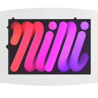 Compulocks iPad Mini 8.3 Space Enclosure Medical Rolling Cart Extended - Carrello - per tablet - bloccabile - medico - bianco - dimensione schermo 8.3 - interfaccia montaggio VESA - per Apple iPad mini (6 generazione)