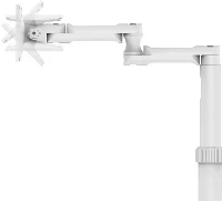 Compulocks iPad Mini 8.3 Space Enclosure Medical Rolling Cart Extended - Carrello - per tablet - bloccabile - medico - bianco - dimensione schermo 8.3 - interfaccia montaggio VESA - per Apple iPad mini (6 generazione)