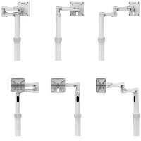 Compulocks iPad Mini 8.3 Space Enclosure Medical Rolling Cart Extended - Carrello - per tablet - bloccabile - medico - bianco - dimensione schermo 8.3 - interfaccia montaggio VESA - per Apple iPad mini (6 generazione)