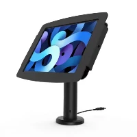 Compulocks iPad Mini 8.3 Space Enclosure Tilting Stand 8 - Supporto - per tablet - totem ad alloggiamento inclinabile - bloccabile - alluminio ad alta purezza - nero - dimensione schermo 8.3 - supporto a pavimento - per Apple iPad mini (6 generazione