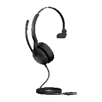 Jabra Evolve2 50 UC Mono - Cuffie con microfono - on-ear - Bluetooth - senza fili - eliminazione rumore attivata - USB-A - nero - Zoom Certificato, Certificato per i team Microsoft, Cisco Webex Certified, Alcatel-Lucent Certified, Unify Certified, Google