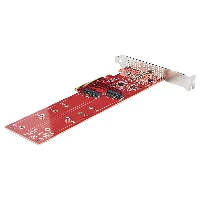 StarTech.com Adattatore PCI Express M.2 NVMe - Scheda Adattatore PCIe 4.0 x8 x16 a Doppio SSD M.2  NVMe or AHCI, 7.8Gbps per Disco - Biforcazione richiesta - Comp. Windows/Linux (DUAL-M2-PCIE-CARD-B) - Adattatore interfaccia - M.2 - slot d'espansione per