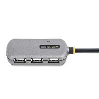 StarTech.com USB Extender Hub, 24m USB 2.0 Extension Cable with 4-Port USB Hub, Active/Bus Powered USB Repeater Cable, Optional 10W Power Supply Included - USB-A Hub w/ ESD Protection (U02442-USB-EXTENDER) - Hub - 4 x USB 2.0