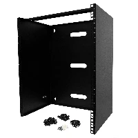 StarTech.com 14U Wall Mount Rack, 19 Wall Mount Network Rack, 14 inch Deep (Low Profile), Wall Mounting Patch Panel Bracket for Network Switches, IT Equipment, 77lb (35kg) Capacity - Network Equipment Rack (RACK-14U-14-BRACKET) - Staffa di montaggio per