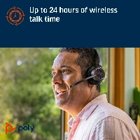 HP Poly Voyager 4310 Microsoft Teams Certified USB-C Headset +BT700 dongle, Wired & Wireless, Office/Call center, 20 - 20000 Hz, Headset, Black