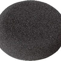 HP Poly EncorePro HW530/540 Small Leatherette Ear Cushion (1 Piece), Cushion/ring set, Leatherette, Black