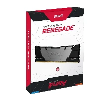 Kingston Technology FURY 64GB 3600MT/s DDR4 CL16 DIMM (Kit of 4) 1Gx8 Renegade Black, 64 GB, 4 x 16 GB, DDR4, 288-pin DIMM