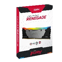 Kingston Technology FURY 128GB 3200MT/s DDR4 CL16 DIMM (Kit of 4) Renegade RGB, 128 GB, 4 x 32 GB, DDR4, 288-pin DIMM