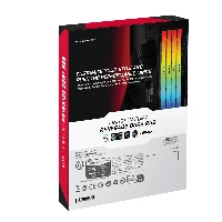 Kingston Technology FURY 128GB 3200MT/s DDR4 CL16 DIMM (Kit of 4) Renegade RGB, 128 GB, 4 x 32 GB, DDR4, 288-pin DIMM