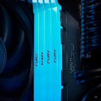 Kingston Technology FURY 128GB 3200MT/s DDR4 CL16 DIMM (Kit of 4) Renegade RGB, 128 GB, 4 x 32 GB, DDR4, 288-pin DIMM