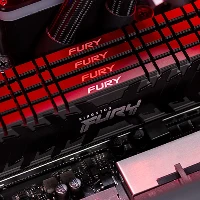 Kingston Technology FURY 128GB 3200MT/s DDR4 CL16 DIMM (Kit of 4) Renegade RGB, 128 GB, 4 x 32 GB, DDR4, 288-pin DIMM