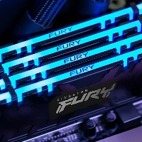 Kingston Technology FURY 128GB 3200MT/s DDR4 CL16 DIMM (Kit of 4) Renegade RGB, 128 GB, 4 x 32 GB, DDR4, 288-pin DIMM