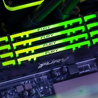 Kingston Technology FURY 128GB 3200MT/s DDR4 CL16 DIMM (Kit of 4) Renegade RGB, 128 GB, 4 x 32 GB, DDR4, 288-pin DIMM
