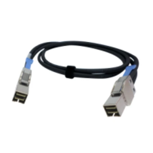 QNAP CAB-PCIE10M-8644-4X, 1 m, SFF-8644 4X, SFF-8644 4X, Straight, Straight, Black