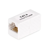StarTech.com RJ45 Coupler 5-Pack, Inline Cat6 Coupler, Female to Female (F/F) T568 Connector, Unshielded Ethernet Cable Extension, RJ-45, RJ-45, White