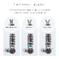 StarTech.com Universal Laptop Lock 6.6ft (2m), Security Cable For Notebook Compatible With Noble Wedge/Nano/K-Slot Keyless Combination Locking Cable, Anti-Theft Cut-Resistant Steel Cable, 2 m, Kensington, Combination lock, Carbon steel, Black, Silver