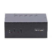 StarTech.com 2-Port Dual-Monitor DisplayPort KVM Switch, 4K 60Hz, 2x USB 5Gbps Hub Ports, 2x USB 2.0 HID Ports, Hotkey and Push-Button Switching, TAA Compliant - ESD Level 3 Protection, 3840 x 2160 pixels, 4K Ultra HD, Black