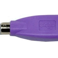 CHERRY ADAPTER USB-PS/2, PS/2, USB A, Violet