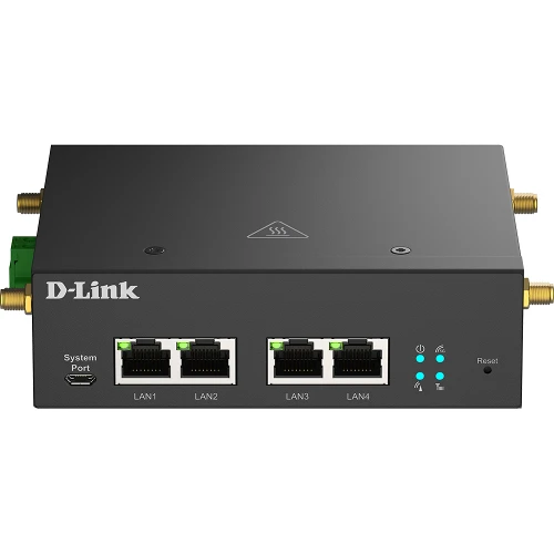 D-Link 5G Multi-Connect M2M Modem, Cellular network modem/router, Black, 10,100,1000 Mbit/s, OpenVPN WireGuard, AC, DC