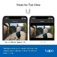 TP-Link Tapo Smart Video Doorbell Camera Kit, Black, White, IR, CE, RoHS, RCM,R-NZ,FCC, EAC, Triman, UKCA, G.711, 5 MP, 2560 x 1920 pixels