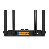 TP-Link Archer AX53, Wi-Fi 6 (802.11ax), Dual-band (2.4 GHz / 5 GHz), Ethernet LAN, Black, Tabletop router