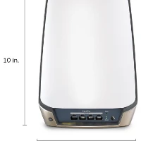 NETGEAR Orbi 860 AX6000 WiFi Satellite, White, Internal, Mesh satellite, 180 m, Tri-band (2.4 GHz / 5 GHz / 5 GHz), Wi-Fi 6 (802.11ax)