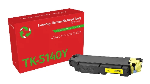 Everyday Yellow Remanufactured Toner by compatible with Kyocera TK-5140Y, Standard capacity, 5000 pages, Yellow, 1 pc(s)