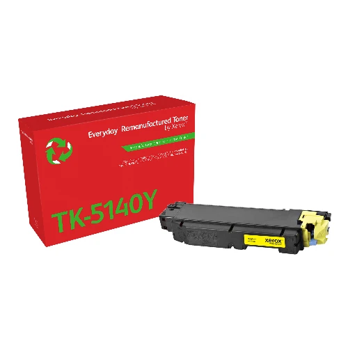 Everyday Yellow Remanufactured Toner by compatible with Kyocera TK-5140Y, Standard capacity, 5000 pages, Yellow, 1 pc(s)
