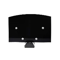 StarTech.com Floating Wall-Mounted AV Shelf, Adjustable Height Shelf For Under TV, Organize A/V Equipment On Black Tempered Glass Shelf, Black, Tempered glass, 7 kg, Aluminium, Plastic, Steel, Wall, 1 shelves