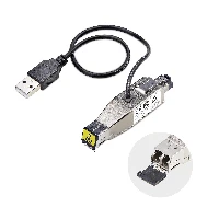 StarTech.com Gigabit Fiber to RJ45 Ethernet Media Converter Dongle, Optical Singlemode 10km/Multimode 800m, USB Powered, Compact Design, Metal Housing, Micro Mini, TAA, 1000 Mbit/s, 1000Base-T, 1000Base-LX, IEEE 802.3ab, IEEE 802.3z, Fast Ethernet, Gigabit Ethernet, 10,100,1000 Mbit/s