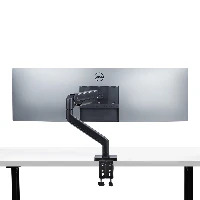 StarTech.com Monitor Desk Mount for up to 49in 329 Ultrawide Curved Screens, Mechanical Spring Arm, C-Clamp/Grommet, Tool-Less Adjustment, Max 44lb/20kg, Clamp/Grommet, 20 kg, 43.2 cm (17