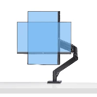 StarTech.com Monitor Desk Mount for up to 49in 329 Ultrawide Curved Screens, Mechanical Spring Arm, C-Clamp/Grommet, Tool-Less Adjustment, Max 44lb/20kg, Clamp/Grommet, 20 kg, 43.2 cm (17