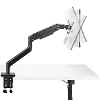 StarTech.com Monitor Desk Mount for up to 49in 329 Ultrawide Curved Screens, Mechanical Spring Arm, C-Clamp/Grommet, Tool-Less Adjustment, Max 44lb/20kg, Clamp/Grommet, 20 kg, 43.2 cm (17
