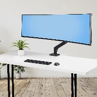 StarTech.com Monitor Desk Mount for up to 49in 329 Ultrawide Curved Screens, Mechanical Spring Arm, C-Clamp/Grommet, Tool-Less Adjustment, Max 44lb/20kg, Clamp/Grommet, 20 kg, 43.2 cm (17