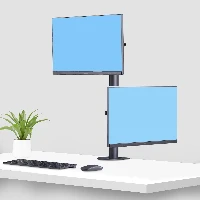 StarTech.com Desk Mount For 2x Vertically Stacked Monitors, Dual 49