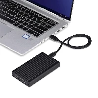 StarTech.com Dual-Bay M.2 NVMe Enclosure and Standalone Duplicator, 11 NVMe Cloner and SSD Enclosure, USB-C 10Gbps, Dual M.2 NVMe Reader and Offline Cloner, TAA, SSD enclosure, M.2, M.2, 10 Gbit/s, USB connectivity, Black