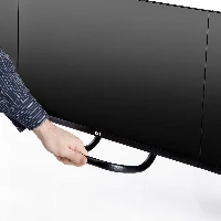 StarTech.com Crossbar Triple Monitor Desk Mount For Up To Three 27in Screens, VESA 75x75/100x100, Tool-Less Arm Adjustments, C-Clamp/Grommet, Spring-Assisted Arm, Clamp/Grommet, 18 kg, 43.2 cm (17